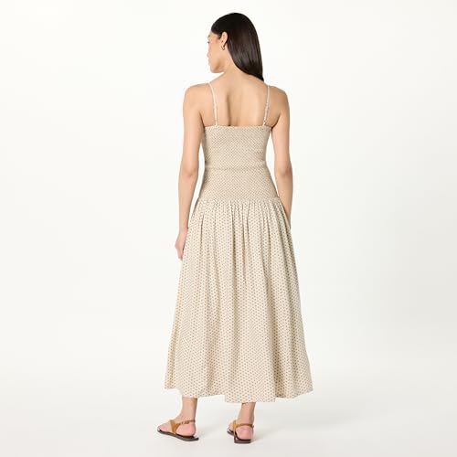 Women's Florencia Smocked Bodice Linen Maxi Dress