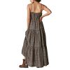 Women's Paisley Tiered Maxi Dress