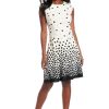 Women's Cap Sleeve Fit and Flare-Elegant Summer Cocktail Graduation Garden Party Wedding Guest Dress