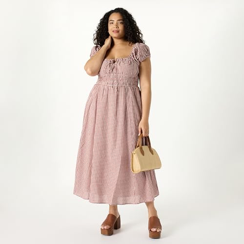 Women's Melody Cap Sleeve Tie Front Cotton Dress