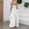 41hwSD3Iv1L.jpg Chiffon Tiered Dresses for Women Formal Halter Sleeveless Flowy Maxi Dress Summer Sexy Irregular Hem Solid Sundresses