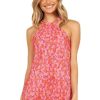 Women's Melody Plisse Halter Mini Dress