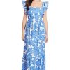 Square Neck Maxi Ruffle Detail | Summer Dresses for Women