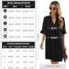 Summer Dresses for Women V Neck Ruffle Short Sleeve Casual Shift Dress