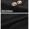 41vmprdwVKL.jpg Women's Knit Bodycon Sweater Dress Button Short Sleeve Crew Neck Elegant Formal Mini Dress