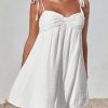 Casual Summer Dresses for Women 2025 Flowy Sun Dress Mini Slip Dress Cute Spaghetti Strap Dress