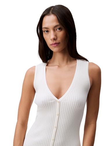 Women's Cotton Rib V-Neck Polo Dress