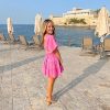 Women's Summer Dress Square Neck Short Sleeves Crossover Waist Casual Party Mini Dress
