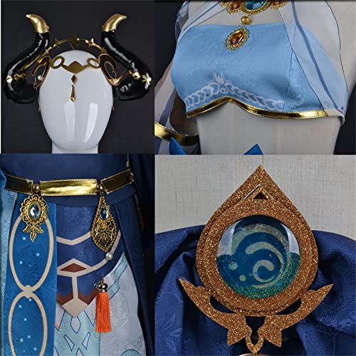 Game Nilou Cosplay Costume Halloween Party Carnival Role Play Dancing Dress Stage Outfit Women