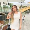 3 Pack Summer Dresses for Women 2025 Tank Top Dress Scoop Neck Sleeveless Sundress Basic Bodycon Mini Dress