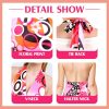 4 Pcs 60s 70s Hippie Costume Women Retro Disco Outfit Groovy Dress Headband Earring Party Sunglasses for Halloween