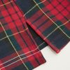 Mini Dress Plaid Checks Sleeveless Short Party Dress Scoop Neck Middle Waist Zipper Casual