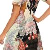 Womens Summer Dresses Beach Casual Loose Tshirt Floral Short Sleeve Flowy Pockets Sundresses